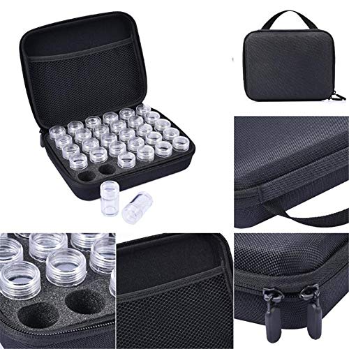 image for VAlink 30 Slots Embroidery Diamond Storage Box,Clear Medicine Painting