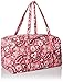 Vera Bradley Women's Cotton Large Travel Duffel Bag, Blush Pink, One Size