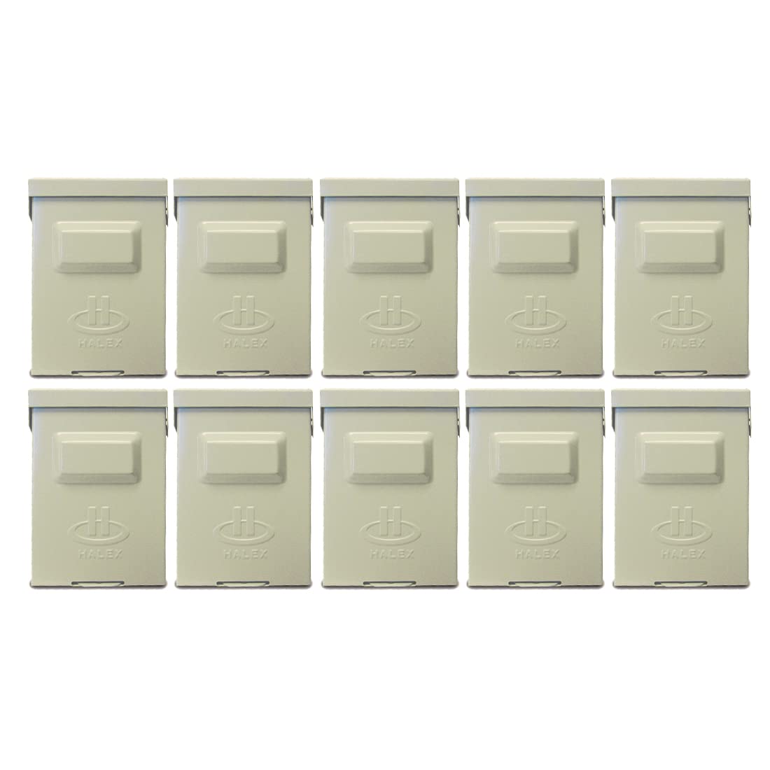 Photo 1 of Halex - 60-AMP 120/240 Volt Non-Fused Metallic AC Disconnect, HNF60R, Gray - 10 Pack