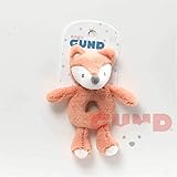 Baby GUND Baby Toothpick Emory Fox Rattle Plush Stuffed Animal, Orange, 7.5"