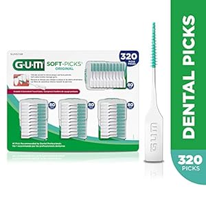 GUM – 6324A Soft-Picks Original Dental Picks, 320 Count