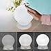 VR-robot Bluetooth LED Night light, Multicolor Smart Silicone Mushroom Touch Lamp,TF Card, Play Music,Phone Calls. Great for nightstand, Babies Room, Camping, Boating, Yoga Usage, App Control(White)