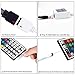 [Upgrade Ver.]Led Light Strip Targher 5M/16.4ft 12V 2A Waterproof RGB SMD3528 300 Leds Strip Lights Kit with Flexible Strip Light+ Double PBC 44 Key Remote Control+ Power Supply For Indoor Outdoor