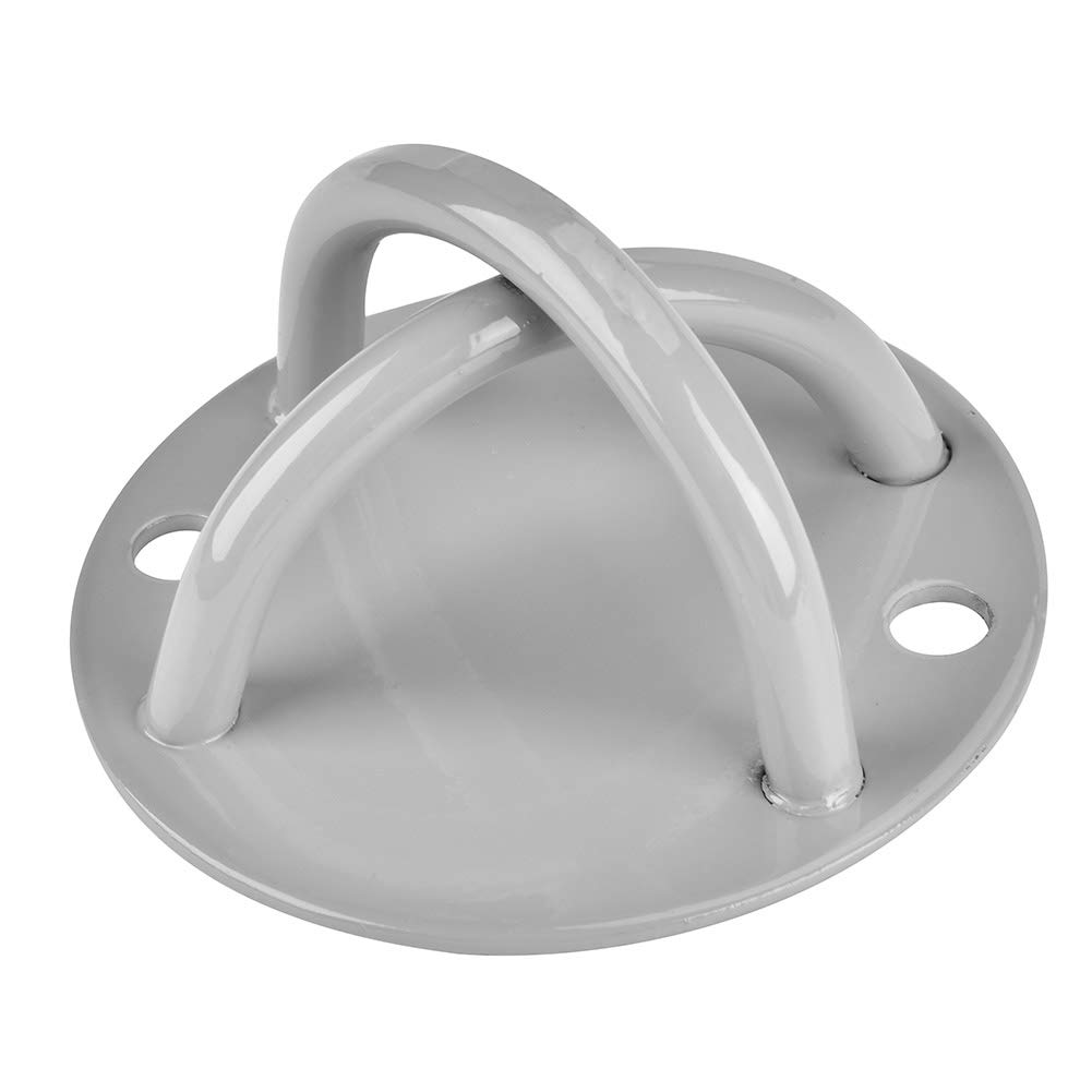 Cocoarm Ceiling Anchor, Metal Wall Mount Ceiling Bracket Flying Hammock Sling Hang Plate with Fittings for Rings Fitness Training Yoga Equipment, Load Capacity: 1000kg (2 Holes)
