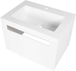 Porcelanosa Wonduu Lavabo Blanco Cuadrado De Resina ...