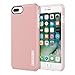 iPhone 7 Plus Case, Incipio DualPro Shine Case Shock Absorbing Cover fits Apple iPhone 7 Plus - Rose Gold/Blush Pink