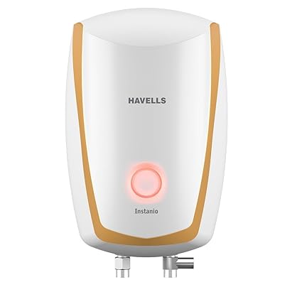 Havells Instanio 1-Litre Instant Geyser (White/Mustard)