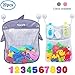 Comfylife Baby Bath Toy Organizer - Shark (2 Bath Toy Storage Nets, 10 Toy Numbers & 10 Strong Hooks) – Great Bath Net for Kids – Cute Bathtub Toy Organizer and Bath/Shower Caddy Storage Solution