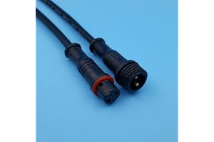 Ip65 Hydrophobic 2/3-pin Wire and Cable Connectors 22awg Male Female Electrical Connector Set for Led for Strips Light for Ba