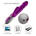 Spot Rabbit Vibrator, Rechargeable Heating Dildo Vibrator Adult Sex Toys for Women Silicone 10 Speed Vibration Clitoris Vagina Stimulator Massager Sex Things for Couples (Purple)