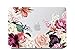 Lapac Compatible with MacBook Air 13.3 Inch Clear Case Floral Old Version 2010-2017, Model A1466 A1369, Rose Flowers Old Mac Air 13.3