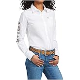 Ariat Women’s Team Kirby Stretch Shirt White/Leopard