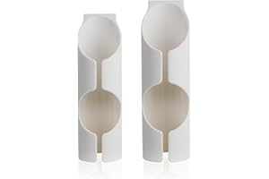 EAORBD Pipe Insulation Cutting for Insulation Cutting Fixture, Foam Pipe Lagger Insulation Cutting Tool, for Lagging Pipe in Homes, Industries and Commercial Places, 44Mm, 50Mm, White - 2Pcs