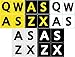 Five 5 English US Large Print Lettering Black,Yellow, White, Gray BACKGROUNS Keyboard Stickers 5 Colors