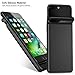 [Upgraded] iPhone 7 Plus/8 Plus Battery Case, Emishine 4000 mAh Super Thin and Lightweight Rechargeable External Battery Portable Power Charger Case for iPhone 8 Plus/7 Plus/6 Plus/6S Plus(Black)