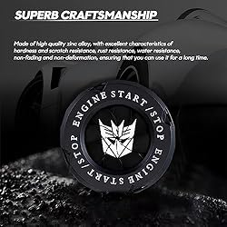 Rotary Push Start Button Cover, Transformers