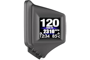 HUD Display,XIXIAN Car HUD Display, OBD+GPS Smart Gauge High Definition Speedometer Car Diagnostic Tool OBD Fault Code Elimin