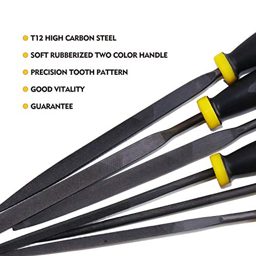JinFeng Needle File Set(6 PIECE HIGH CARBON STEEL PRECISION) Hand Metal Tools - Thumbnail 2