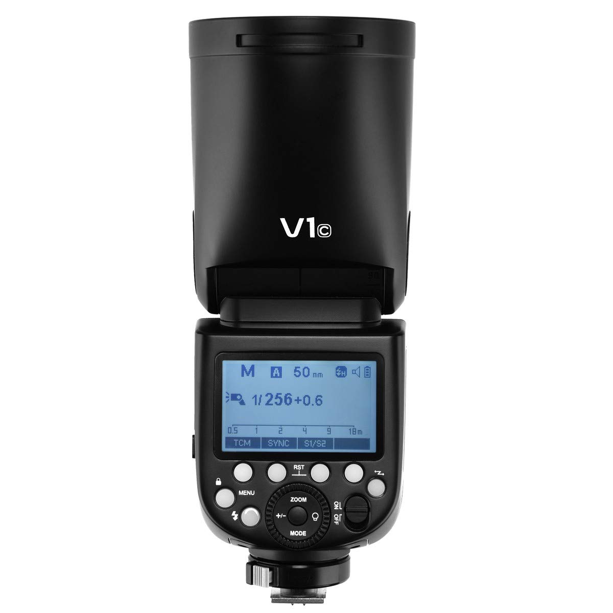 V1 V1-C Flash for Canon Camera Flash Speedlite, 1/8000S HSS 76Ws 2.4G Wireless Round Head Speedlight for Canon 6D 7D 50D 60D 500D 550D 600D 650D 1000D 1100D 1DX 580EX II 5D Mark II III, etc