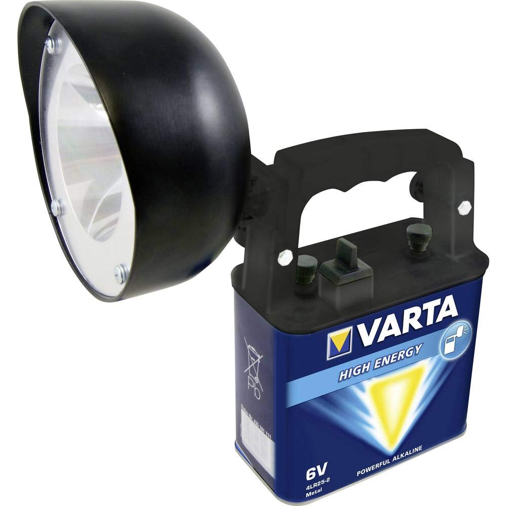 VARTA 4 Watt LED Work Light BL40 incl Special Battery 6V 4LR25-2 Work Light Flashlight Hand Lamp Workshop Lamp Worklight Lamp - runtime of up to 270 hours - with carrying strap — image 1