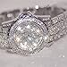 GBSELL Luxury Women Watches Rhinestone Ceramic Crystal Quartz Watches Lady Dress Watch