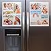 Wind & Sea Magnetic Picture Collage Frame for Refrigerator, 2-Pack, White
