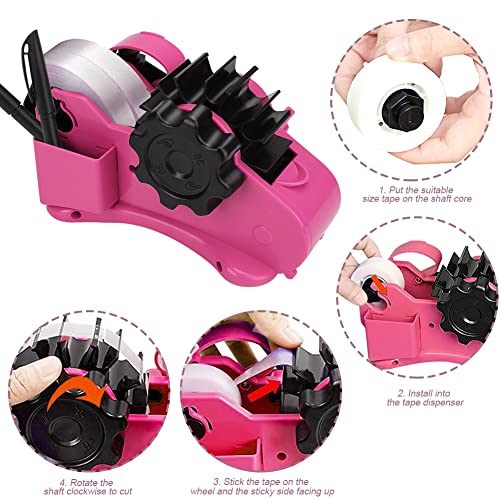 LINGSFIRE SemiAutomatic Heat Tape Dispenser, Multiple Roll Heat Tape