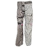 Bohemian Women Harem Pant Floral Print Silk Yoga Gypsy Pants