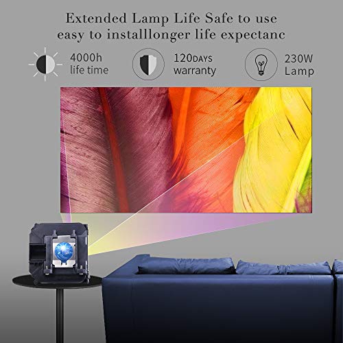 Huaute V13H010L68 / ELP-LP68 Replacement Projector Lamp with Housing for Epson 3010 HC3010e 3020 3D 3020e 3D; EH-TW5900 EH-TW5910 EH-TW6000 EH-TW6000W EH-TW6100