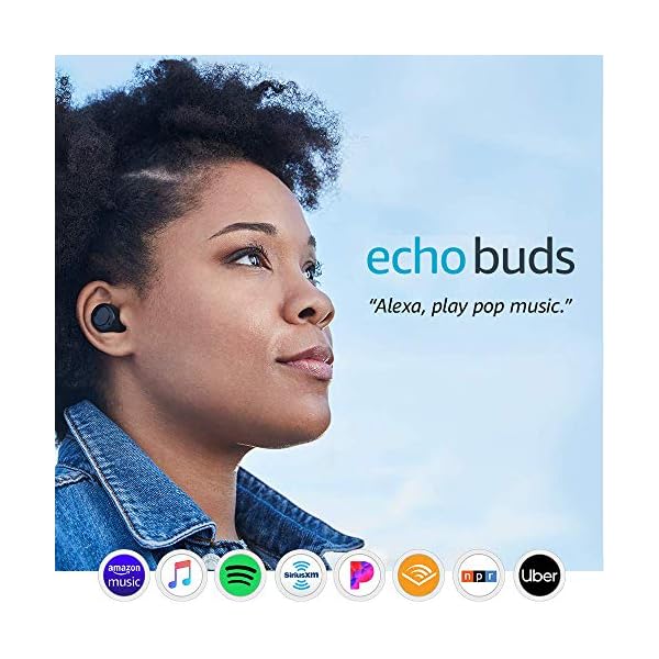 Echo Buds (1st Gen) – Wireless earbuds with immersive sound, active noise reduction, and Alexa