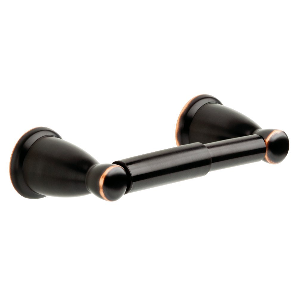 Photo 1 of Franklin Brass Kinla (1-Pack) Toilet Paper Holder Oil Rubbed Bronze Tissue Roll Holder for Bathroom Organization and Storage Spring-Loaded Toilet Tissue Holder Wall Bathroom Accessories KIN50-OB1