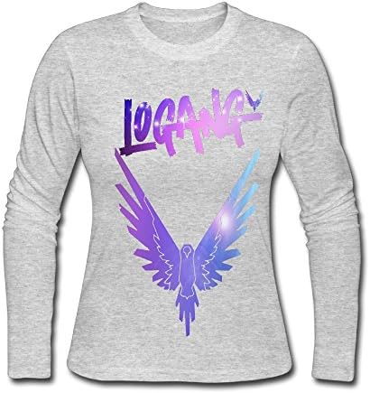 Fashiontribe Logan Paul Team Core Member Erika Costell Logo Womens T-Shirt Parrot 7 Gray XL