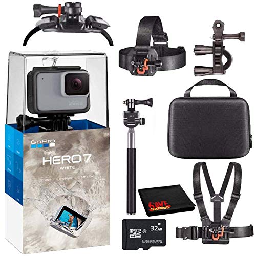 Gopro Hero7 Hero 7 Waterproof Digital Action Camera With 32gb Microsd Card Starter Bundle White Pricepulse