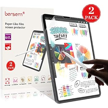 PaperLike iPad Pro 12.9 Screen Protector (Without Home Button), [2 Pack] Paperlike iPad pro 12.9 Matte PET Film for Drawing Anti-Glare and Paper Texture