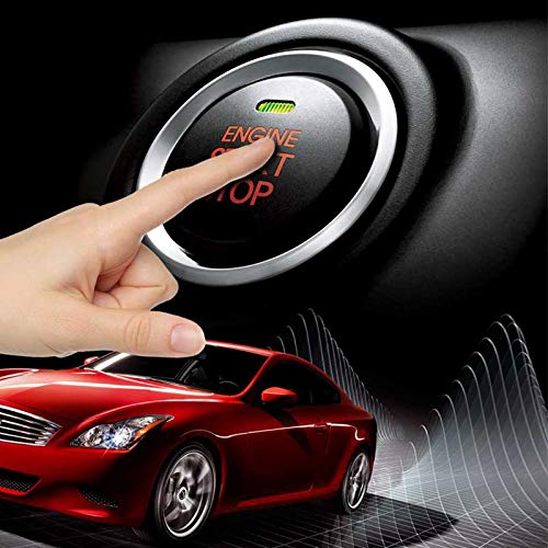 Remote Start for Car Universal Keyless Entry Car Alarm Systems 2-Way Smart Phone PKE Start Stop Central Locking with 2 Remote Controls