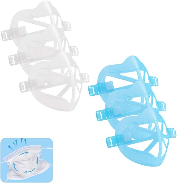 3DFace Bracket,Breathable Face Inner Support Silicone Bracket Reusable
