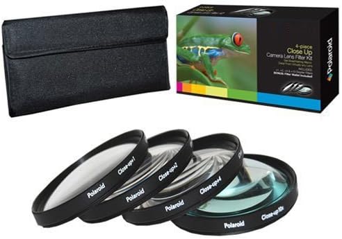 PLROptics 62MM +1 +2 +4 +10 Close-Up Macro Filter Set with Pouch For The Sony Cybershot DSC-RX10 Digital Camera