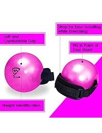 manytonez 2lb suave tonificación ponderado bola   Juego de 2