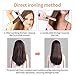 Hair straightener, MANLI Portable Cordless Hair Straightener Mini Flat Iron USB Rechargeable Anti-hot hand design Professional Heats Up Quickly Perfectthumb 4