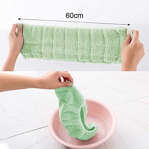 YuanhuaRongsheng Bathroom Toilet Seat Cover Soft Thicker Warmer Stretchable Washable Cloth Toilet Seat Cover Pads 4PCS(Sent in Random Color)
