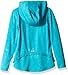 adidas Toddler Girls' Performance Hoodie, Shock Green Heather, 2T