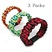 eLUUGIE 3 Packs! Bracelet Charging Cord Cable Bracelet Charger Cable Weaving Wristband Bracelet Style Cord for iPhone 7 7 Plus Iphone 6 5 Bracelet Charging Cable For iPhone wristband Cable