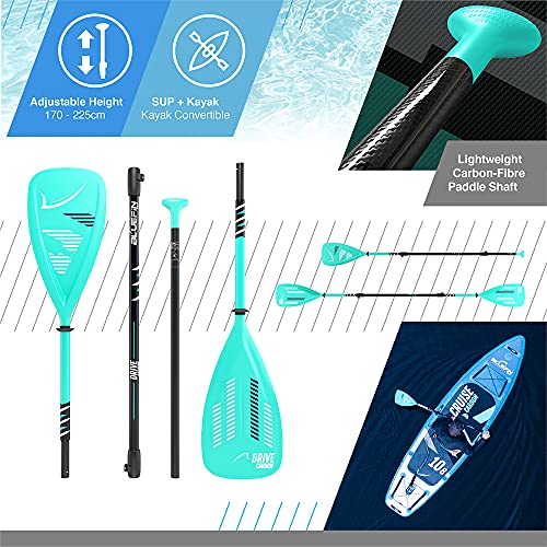 Bluefin SUP Inflatable Stand Up Paddle Board 6” Thick Kayak