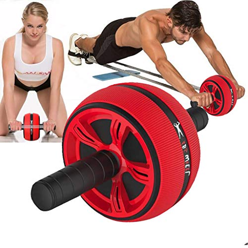 POOYA-Ab-Wheel-Roller-Core-Training-Roller-Abdominal-Workout-Equipment-Exercise-and-Fitness-Wheel-at-Home-for-Man-Woman-Gymnastics-Home-Gym