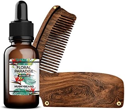 Beardsman Kit - Golden Sandalwood Beard Comb & 1oz Beard Oil Set