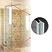 Glass Door Seal Strip, A Roll 120 Inch 10mm Frameless Shower Door Sweep to Stop Shower Leaks (With the High Viscosity Adhesive)