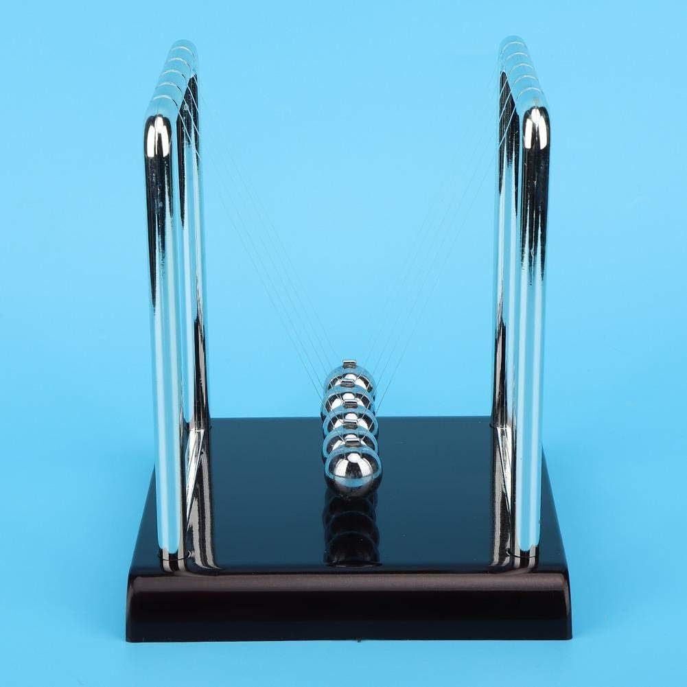 TOPINCN Newtons Cradle Balance Balls, 5 Physical Balls Toy Balance Magnetic Ball Home Office Desk Fun Decoration Birthday Gifts (M) - Image 4