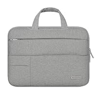 Wodealmug Laptop Bag, 15.6 Inch Briefcase Messenger Bag with Handle, Computer Bags, Grey