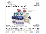 Accent Design Paper Accents ADP1212.1098 Pastel Pearl Cardstock Pad 12x12
