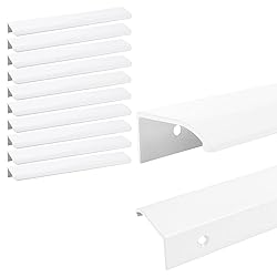 Tsnamay 10Pcs 9.13" White Arc Surface Pull,White